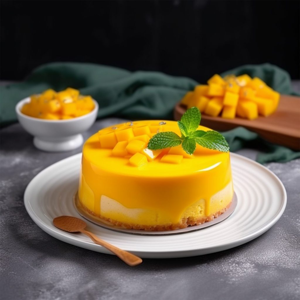 Mango Kulfi Cheesecake