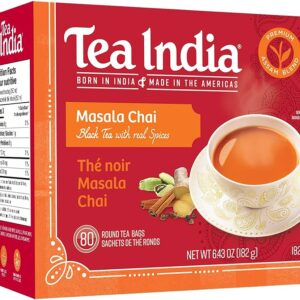 TEA INDIA MASALA UNSWEETENED 10 BAGS -  TIUNS224