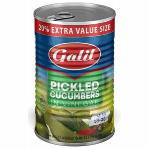 GALIL CUCUM.PICKLES 18-25 IN VINEGAR - 102-105