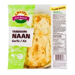 CRISPY GARLIC TANDOORI NAAN - SKU 4368