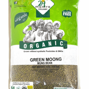 24 MANTRA ORGANIC GREEN MOONG WHOLE - SKU 40