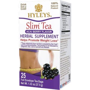 HYLEYS ACAI BERRY SLIM TEA - HY36