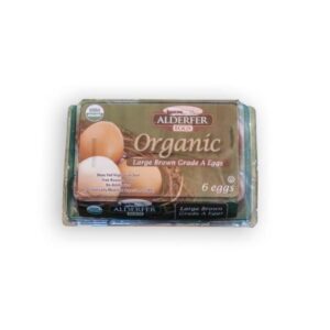 ALDERFER ORGANIC JUMBO BROWN EGGS - SKU 816