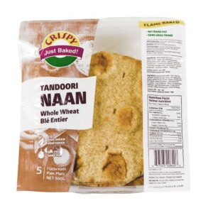 CRISPY NAAN WHOLE WHEAT TANDOORI - SKU 4373
