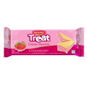 BRITANNIA TREAT STRAWBERRY COOKIES - CAS BN63