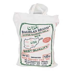 BAGHLAN SUPER BASMATI SELA RICE - BAR 10