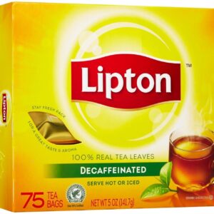 LIPTON DECAFFEINATED TEA 72 TB - SKU 11563