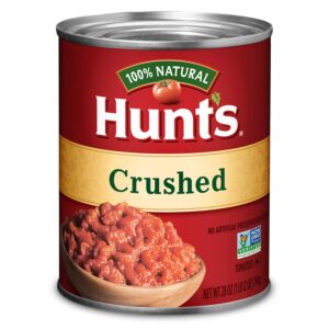 HUNTS CRUSHED TOMATO - HUNTS CRUSHED 28 OZ CAN PK12
