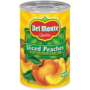 DELMONTE SLICED PEACHES