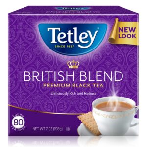TETLEY BRITISH BLEND BLACK TEA - 61257