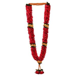 RED FLOWER GARLAND