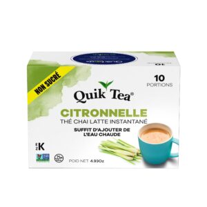 QUICK TEA LEMONGRASS CHAI UNSWEETENED - QT41
