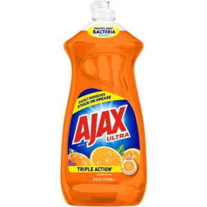 AJAX TRIPLE ACTION ORANGE DISH LIQUID - SKU 738