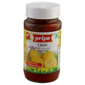 PRIYA LIME PICKLE WITHOUT GARLIC - SKU 16097
