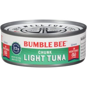 BUMBLE BEE CHUNK LIGHT TUNA  IN OIL - SKU 32120