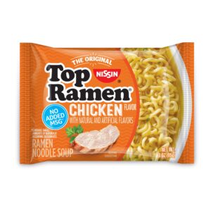 TOP RAMEN CHICKEN FLAVOR NOODLES - TOP RAMEN*...