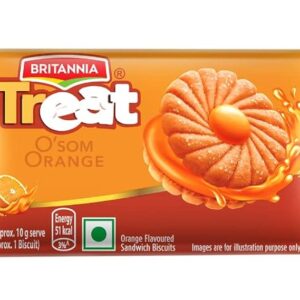 BRITANNIA TREAT ORANGE COOKIES - BN64