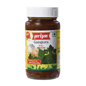 PRIYA GONGURA PICKLE WITH GARLIC - SKU -16079