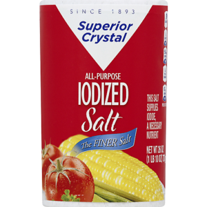 SUPERIOR CRYSTAL IODIZED SALT - 345835
