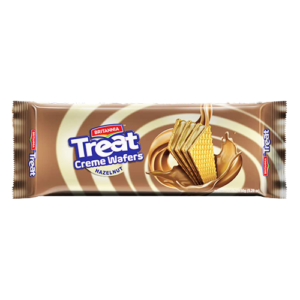 BRITANNIA TREAT HAZELNUT CREME WAFERS - BN149