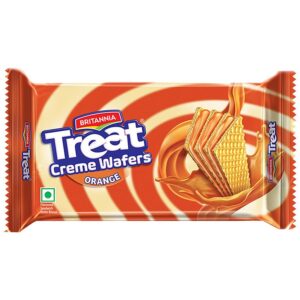 BRITANNIA TREAT ORANGE CREME WAFERS - BN153