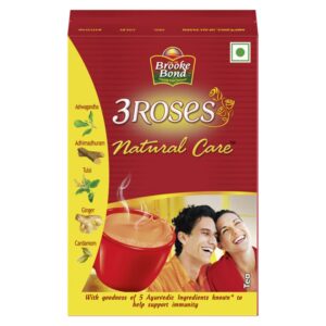 BROOKE BOND 3 ROSES NATURAL CARE TEA