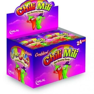 CHILI MILI HOT GUMMY CANDY 24 BAGS - SKU 3929