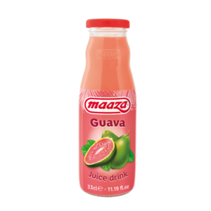 MAAZA GUAVA JUICE GLASS BOTTLE - MZGA