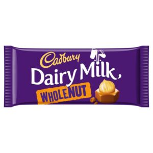 CADBURY DAIRY MILK WHOLE NUT - CAWH003
