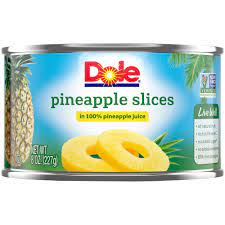 DOLE PINEAPPLE SLICES - 58340