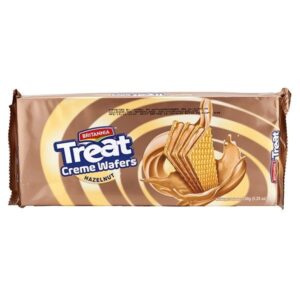 BRITANNIA CREAM WAFERS HAZELNUT - CAS BN16