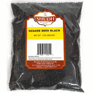 SHUDH SESAME SEED BLACK - SESAME SEED BLACK 200 GM BAG