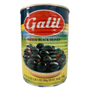 GALIL PITTED BLACK OLIVES - 102-305