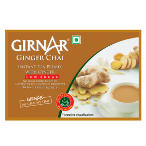 GIRNAR INSTANT GINGER CHAI UNSWEETENED - GC151