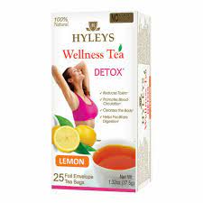 HYLEYS WELLNESS TEA DETOX LEMON - HY40