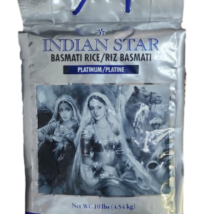 INDIAN STAR PLATINUM BASMATI RICE - RIBAISPL10