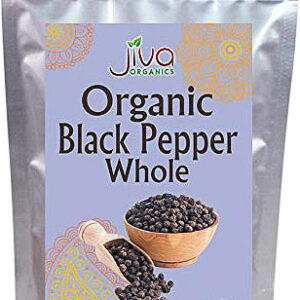 JIVA ORGANIC BLACK PEPPER WHOLE- JIBLA02