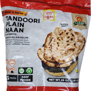 LAXMI PLAIN TANDOORI NAAN FAMILY PACK - LFNT001