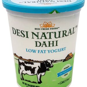 DESI NATURAL DAHI WHOLE MILK YOGURT - PURE DESI YOGART 5LB LAW FAT
