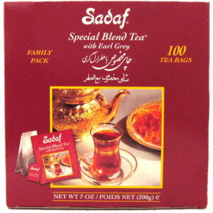 SADAF SPECIAL BLEND TEA W EARL GREY 100 TB- 155-276