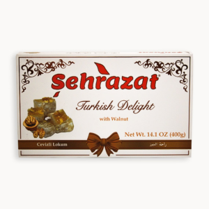 SEHRAZAT TURKISH DELIGHT WALNUT ROLL W COCONUT - 3926