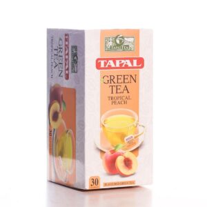 TAPAL GREEN TEA TROPICAL PEACH 30BAGS - 003419