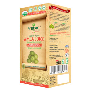 VEDIC ORGANIC AMLA JUICE - SKU 21162