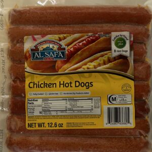 AL SAFA CHICKEN HOT DOGS 8 PCS - SKU 787