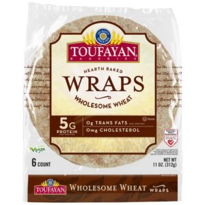 TOUFAYAN WRAPS WHOLE WHEAT