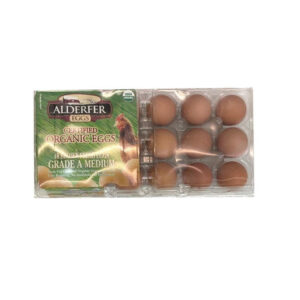 ALDERFER ORGANIC BROWN EGGS LARGE - SKU 817