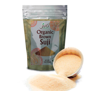 JIVA ORGANIC BROWN SUJI - JISUJ02