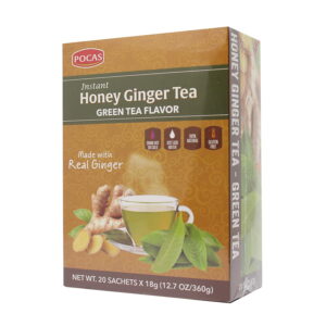 POCAS HONEY GINGER GREEN TEA FLV 20 SAC - SKU 15801
