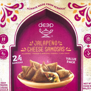 DEEP JALAPENO CHEESE SAMOSAS 24PCS - CSMJ