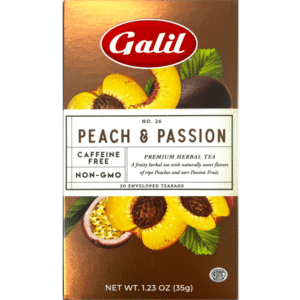 GALIL PEACH PASSION FRUIT HERBAL TEA